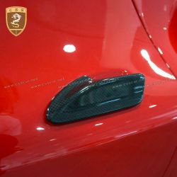 Ferrari 488 carbon fiber door handle cover