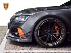 Audi RS7 ABT carbon fiber front lip body kits