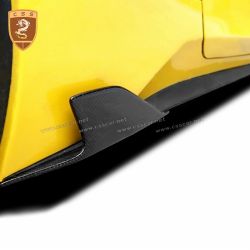 Ferrari 458 side skirts wrap angle