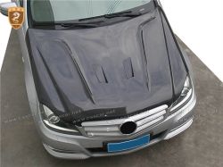Benz C W204 MISHA carbon fiber hood