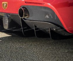 Ferrari F488 carbon fiber Shift rear lip