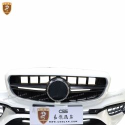 2017 Benz E W213 E63S carbon fiber main grille/down lip/front bumper canards