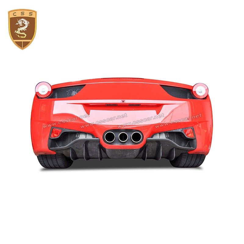 Ferrari 458 OEM carbon fiber rear lip