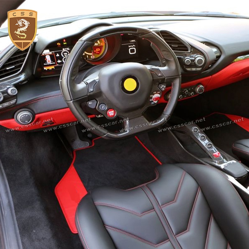 Ferrari 488oem dry carbon fiber instrument cover
