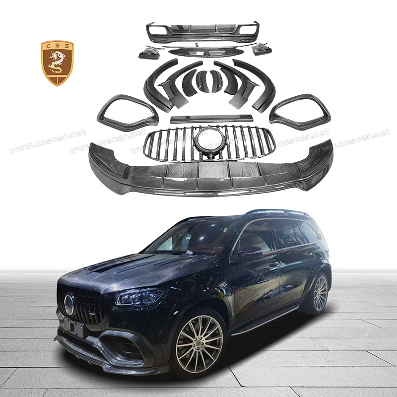 For Mercedes-Benz 20-22 GLS63 X167 update Larte body kit