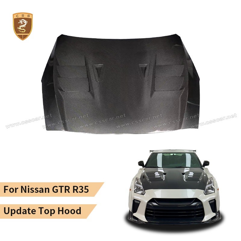 For Nissan GTR r35 TOP style hood