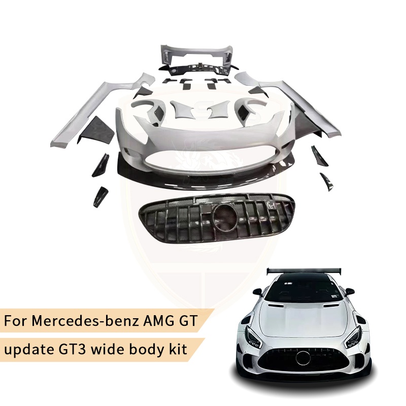 For Mercedes-benz AMG GT update GT3 wide body kit