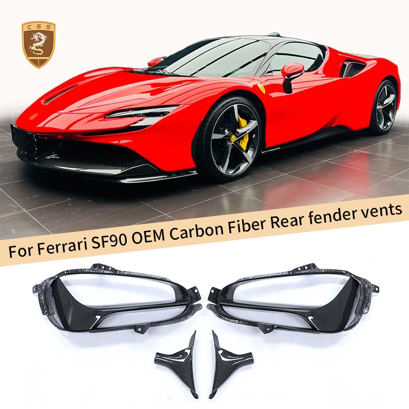 For Ferrari SF90 OEM style rear fender vents
