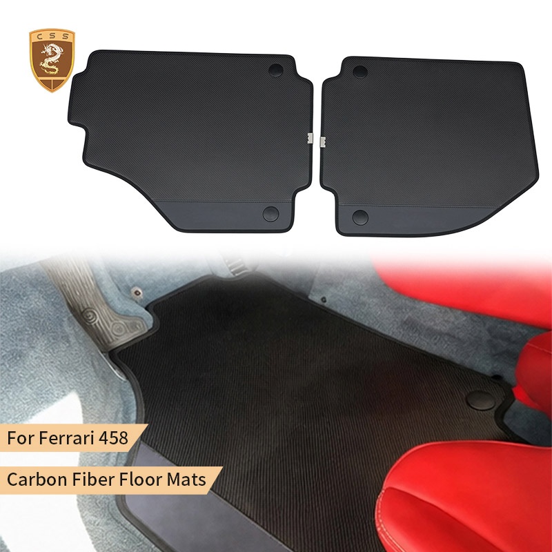 FER 136-1 For Ferrari 458 carbon fiber Car Floor Mats