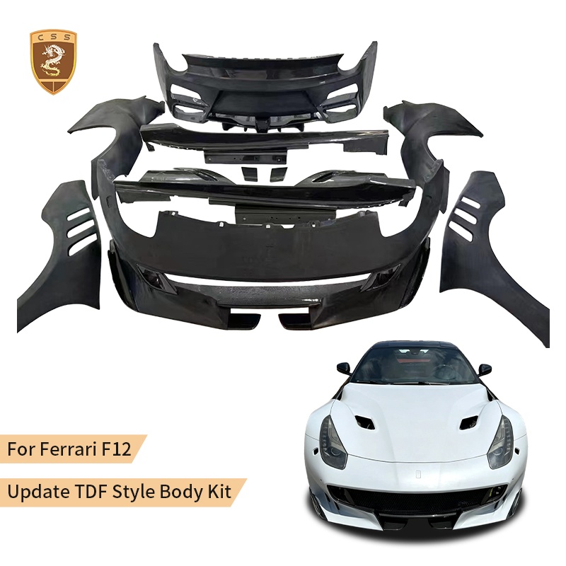 FER079 For Ferrari F12 Update TDF Style Body Kit