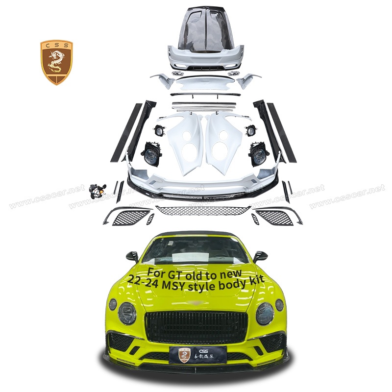 Mansory Style Half Carbon Fiber Body Kit For Bently Continental GT 2023