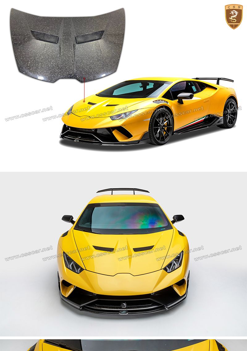 Lamborghini huracan LP610 LP580 vorsteiner carbon fiber hood