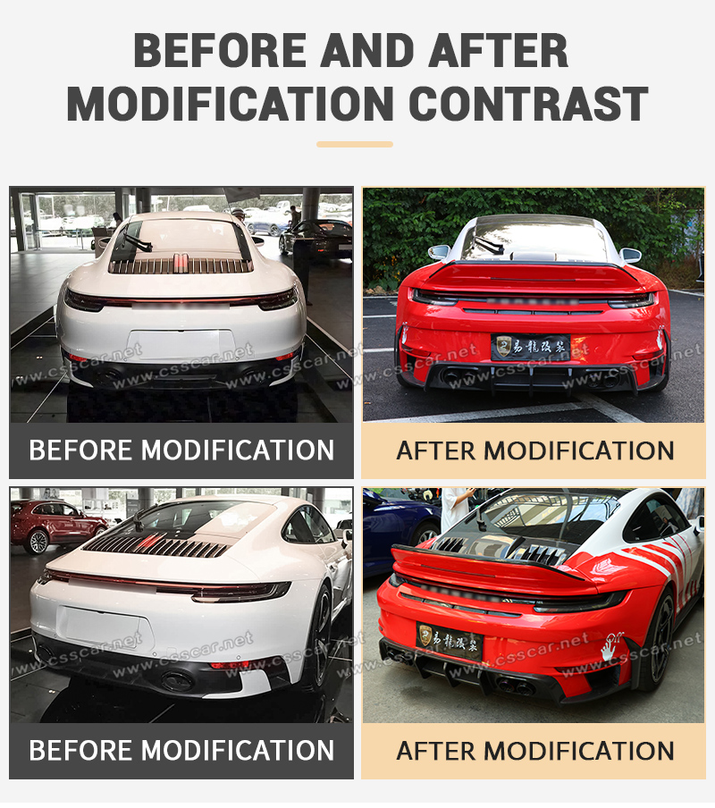 For Porsche 992 Rt900 BB style spoiler