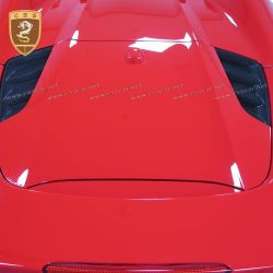 Ferrari 488 carbon fiber engine vents