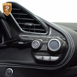 Ferrari 488 dry carbon fiber OEM AC interior
