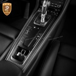 2016 up PORSCHE 718 carbon fiber interior