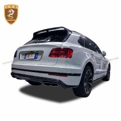 Bentayga W12 6.0T First Edition carbon body kit with mansory hood and main grille