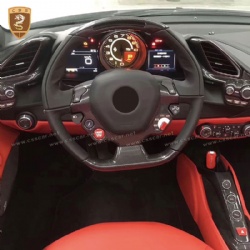 Ferrari 488-oem dry carbon air conditioner interior