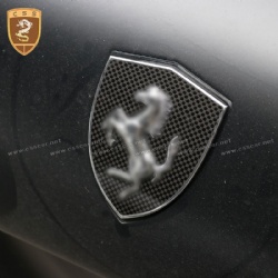Ferrari car logo F12 458 California fenders Shield logo