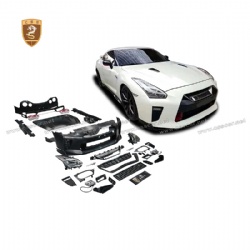 Nissan GTR old and new body kit headlights