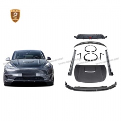 Tesla model y modified cmt body kit spoiler