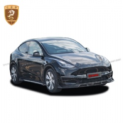 Tesla Y modified commons dry carbon body kit
