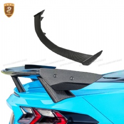 For Chevrolet Corvette C8 carbon fiber spoiler