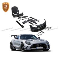 For Mercedes-benz AMG GT 2021 update black series body kit