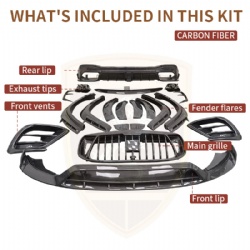For Mercedes-benz GLS63 update MSY body kit