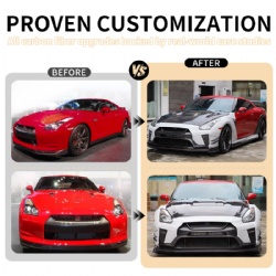 For Nissan GTR R35 Varis style body kit