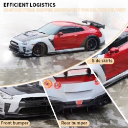 For Nissan GTR R35 Varis style body kit