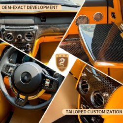 For Rolls-Royce Cullinan Black-B style car interior trims