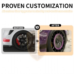 For Porsche 911 GT3RS car wheel rims cover