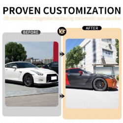 For Nissan gtr35 nismo style fenders