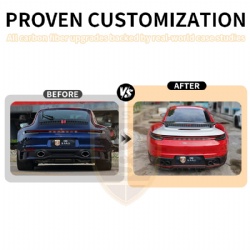 For Porsche 911-992 SD style spoiler