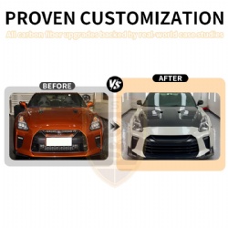 For Nissan GTR r35 TOP style hood