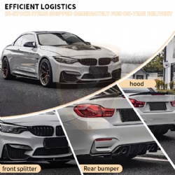 For BMW 4 Series M4 (F80, F82, F83) MP style body kit