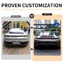 For Porsche 992 GT3RS style spoiler