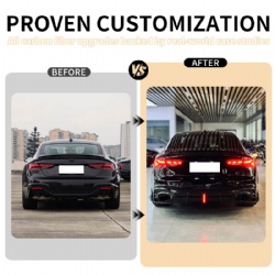 For Audi RS5 AE style rear diffuser