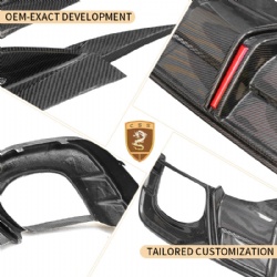 For Audi RS5 AE style rear diffuser