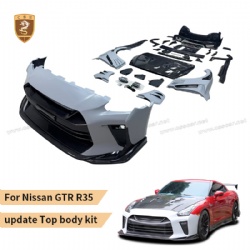 For Nissan GTR r35 update TOPSECRET body kit