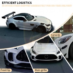 For Mercedes-benz AMG GT update GT3 wide body kit