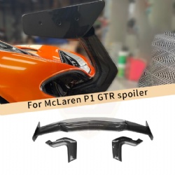For McLaren P1 gtr style Rear spoiler