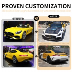 For Mercedes-Benz AMG GT update GTR PRO body kit