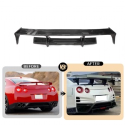 For Nissan GTR topsecret style Rear spoiler