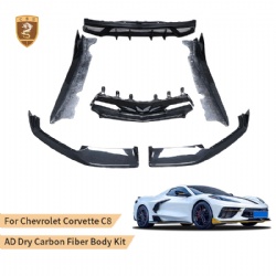 For Chevrolet Corvette C8 2023 update Adro body kit