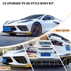 For Chevrolet Corvette C8 2023 update Adro body kit