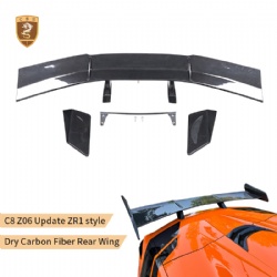 For Corvette C8 Z06 update ZR1 Rear spoiler