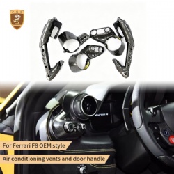 For Ferrari F8 OEM style Air conditioning vents and door handle