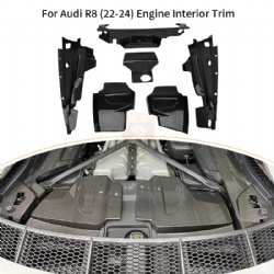 For Audi R8 22-24 dry carbon engine interior